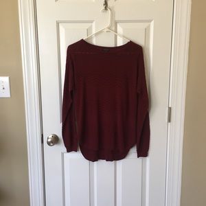 HANNAH Burgundy Sweater
